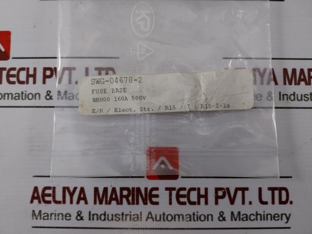 LJS NHU 00 Fuse Base 100A 660V~, 160A 500V