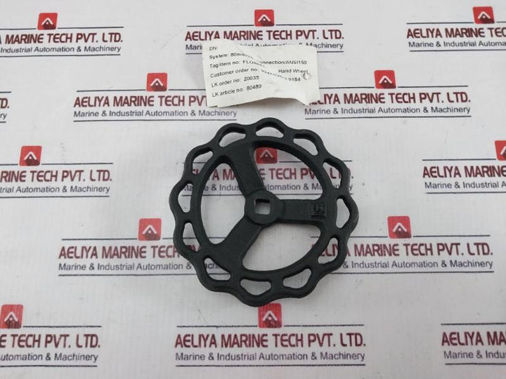 Lk Valves Flor001 Hand Wheel 80Mm Straight Connection/Ansi 150