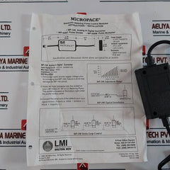 Lmi Mp-100 Analog To Digital Converter 4-20ma Input 15vdc Power