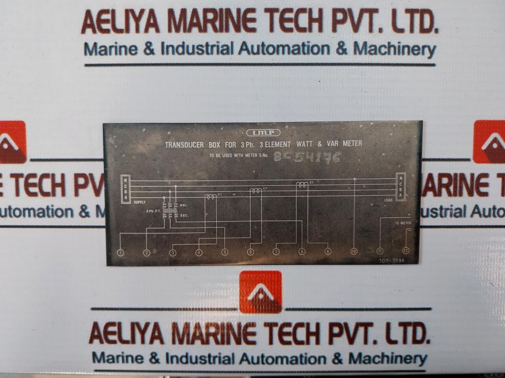 Lmp Transducer Box For 3Ph. 3 Element Watt & Var Meter