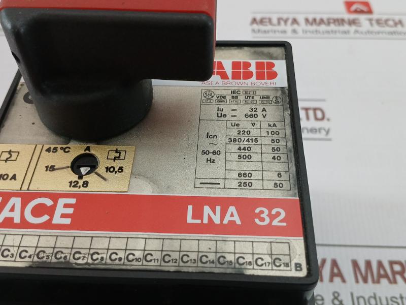 Lna 32 Low-voltage Current Circuit Breaker Abb 660 V 50-60Hz