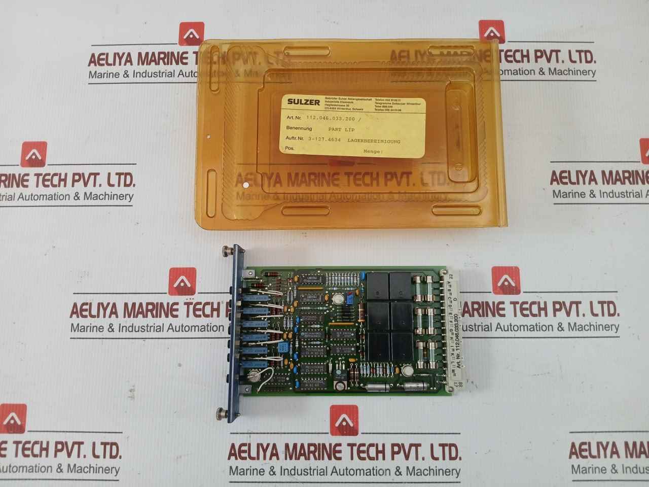 Load Indicator Position Module 112.046.033.200 Sulzer 10V