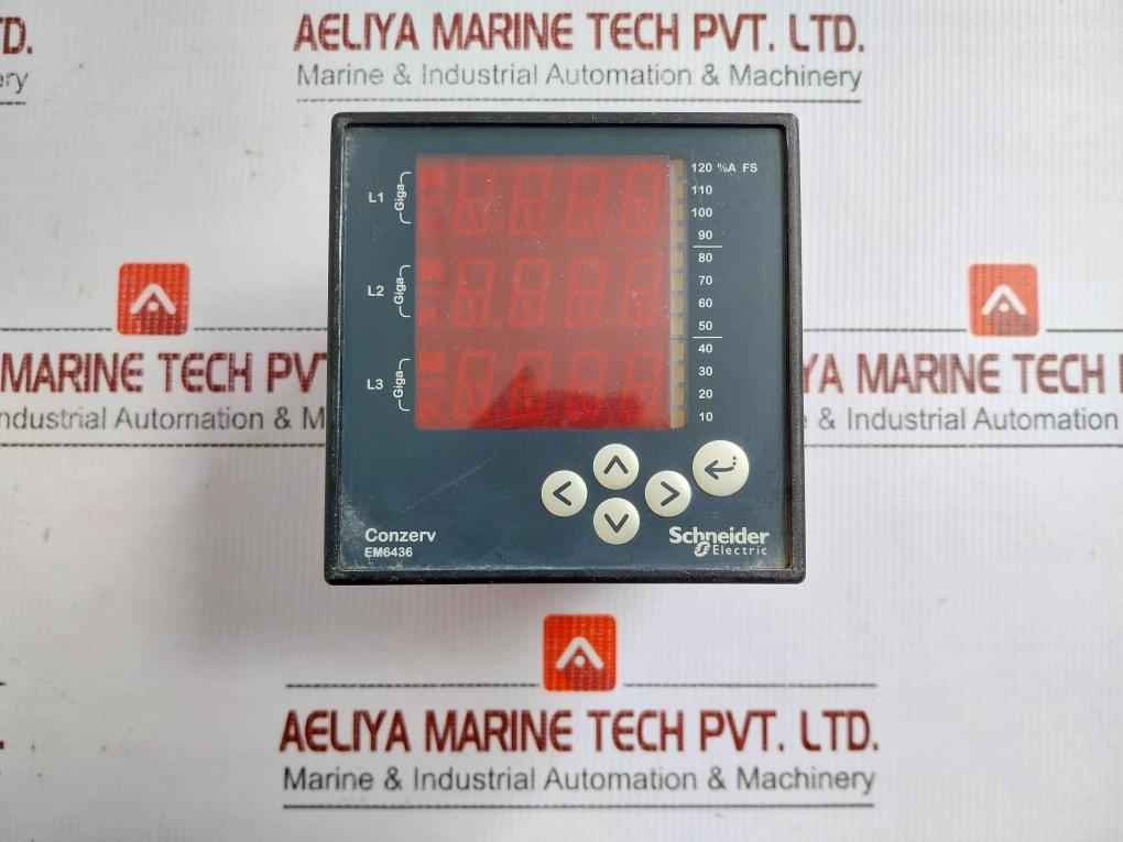 Load Monitor 80 To 600 Vac Ll Schneider Electric Em6436