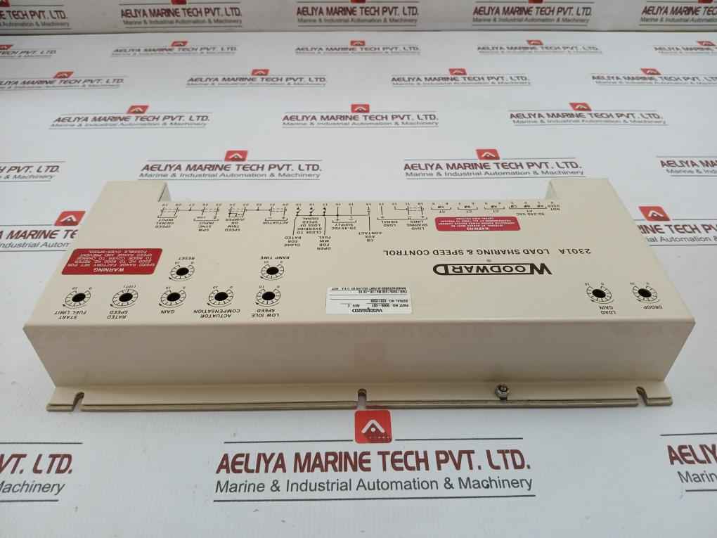 Load Sharing & Speed Control Module 20-45 Vdc Woodward 2301A
