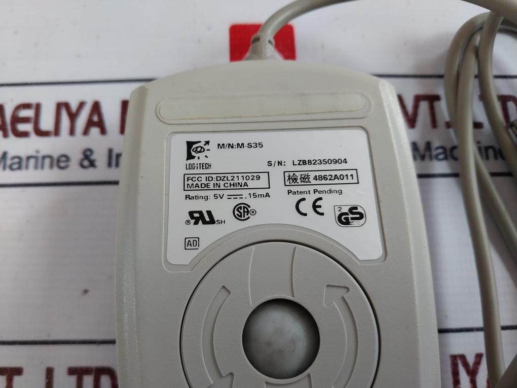 Logitech M-s35 3 Button Mouse Dzl211029