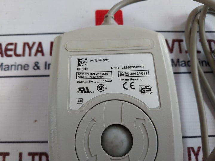 Logitech M-s35 3 Button Mouse Dzl211029