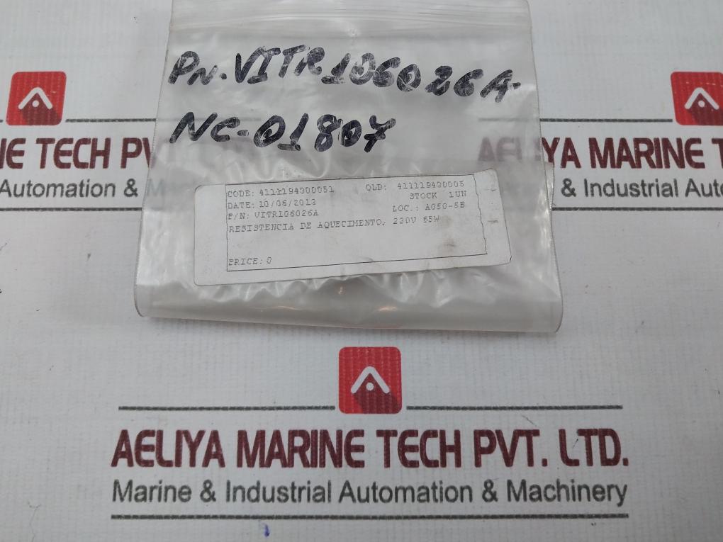 Loipart Vitr106026A Heating Element 230V 65W