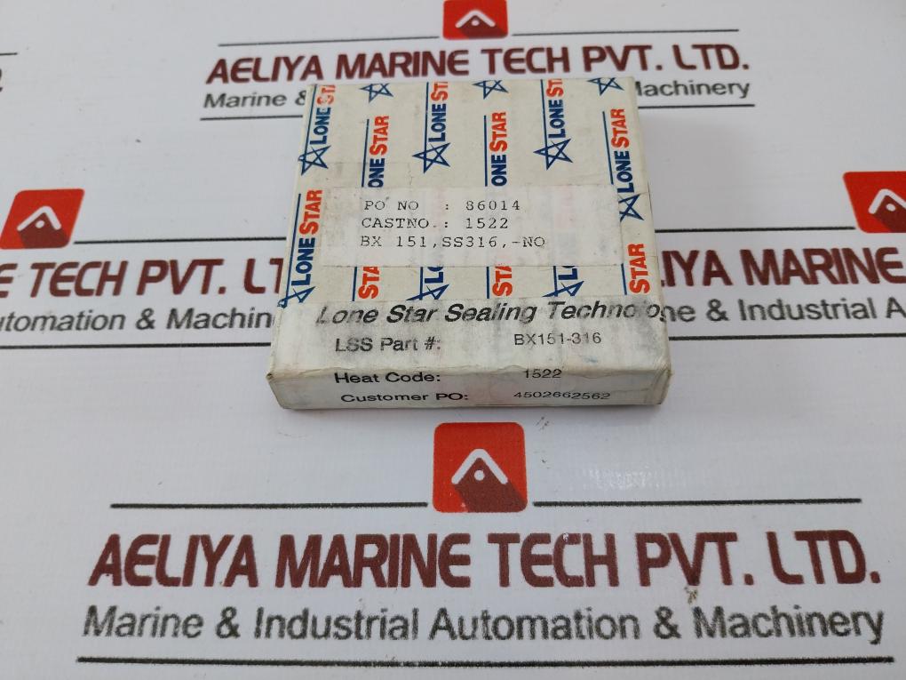 Lone Star 6a-0415 Ring, Api Type Bx-151 Gasket, 4 1/8 5m Type Fls Gate Valve