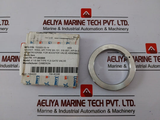 Lot of 4X Lone Star 6A-0415 Ring, API Type BX-151 Gasket