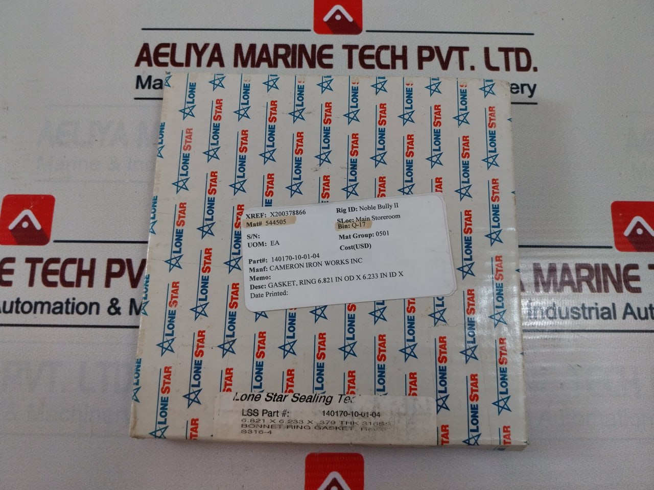 Lone Star 140170-10-01-04 Bonnet Ring Gasket 91707