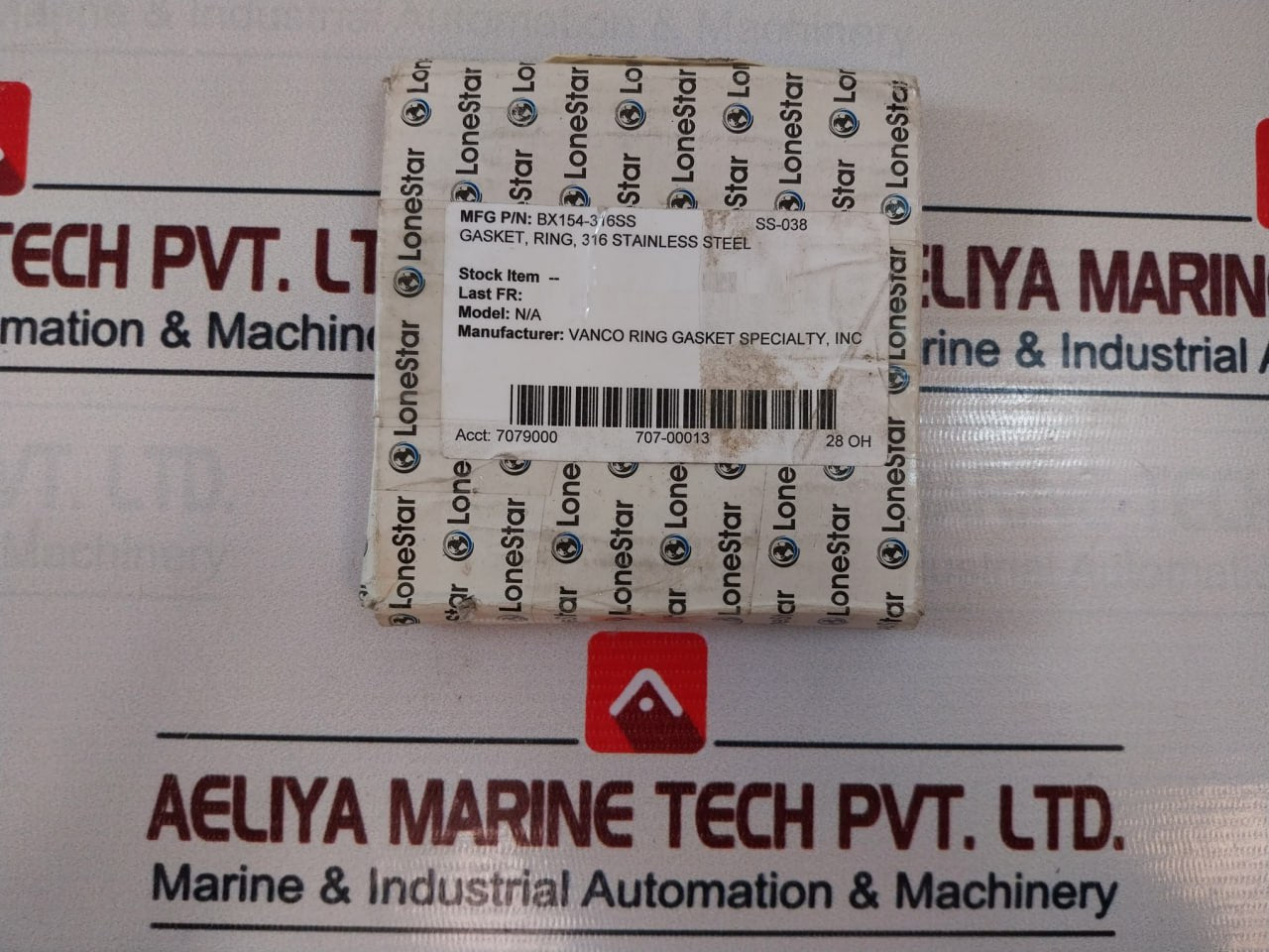 Lone Star Bx154-316Ss Stainless Steel Ring Gasket