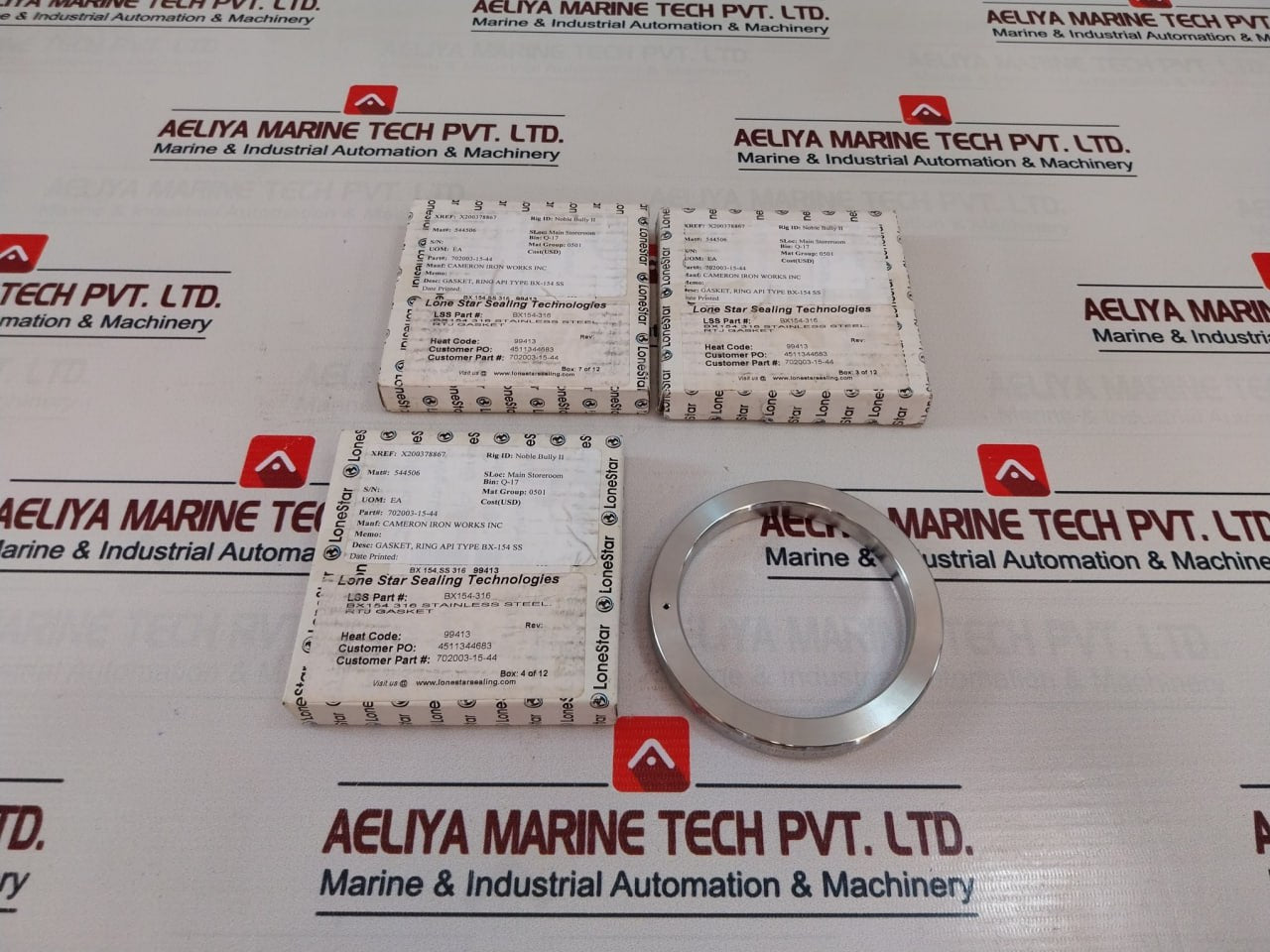 Lone Star Bx154-316 Stainless Steel Rtj Ring Gasket 702003-15-44