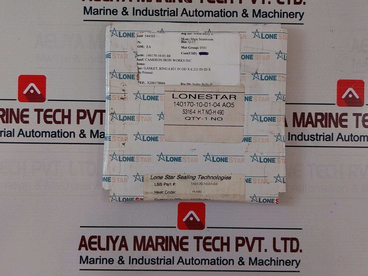 Lonestar 140170-10-01-04 Bonnet Ring Gasket H490