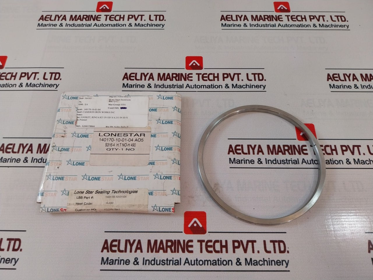 Lonestar 140170-10-01-04 Bonnet Ring Gasket H490