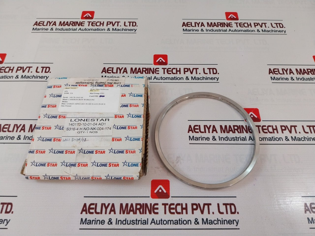 Lonestar 140170-10-01-04 Bonnet Ring Gasket Nk-004-174