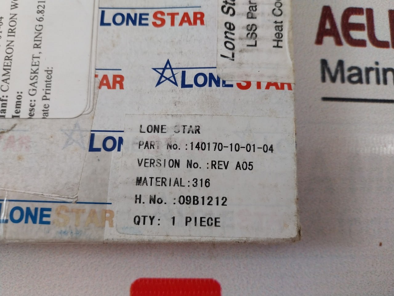 Lonestar 140170-10-01-04 Bonnet Ring Gasket Rev. A05