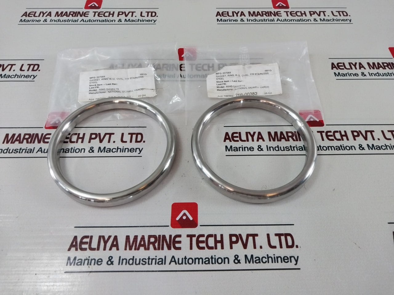 Lonestar 6A-1021 Gasket Ring R-35 Oval 316