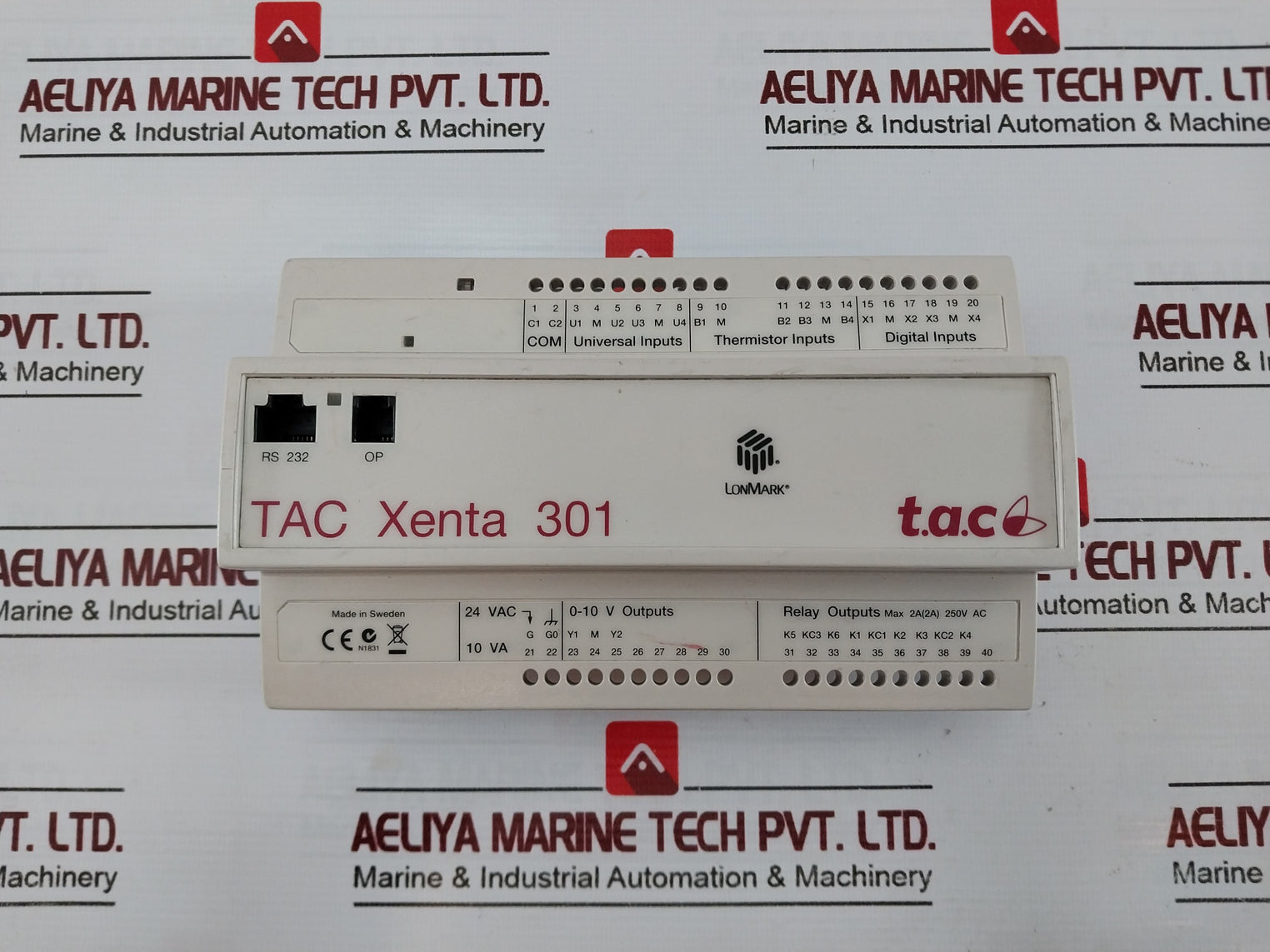 Lonmark Tac Xenta 301/N/P Programmable Controller 24Vac 10Va Hw 2.2