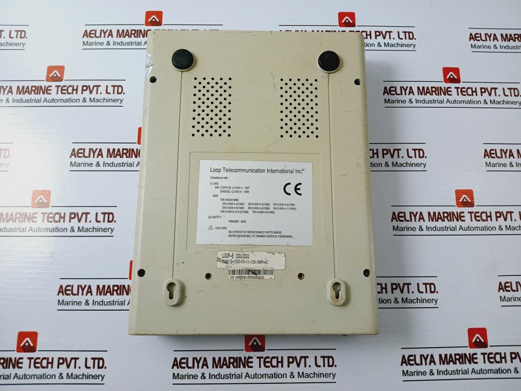 Loop Telecom e1500-2s Csu/dsu Series Standalone-100-240vac, 50/60hz, 0.3a Max.