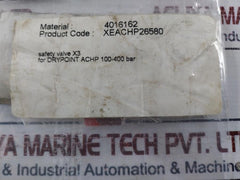 Lorch 2110 Safety Valve For Hp Compressor Wp5000