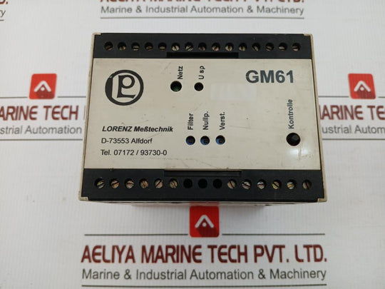 Lorenz Signal Conditioning Amplifier Unit Gm61 24V