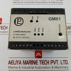 Lorenz Signal Conditioning Amplifier Unit Gm61 24V