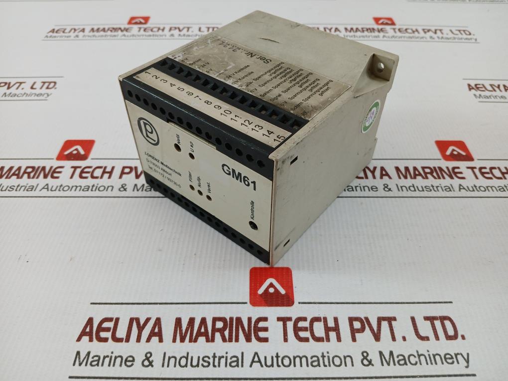 Lorenz Signal Conditioning Amplifier Unit Gm61 24V