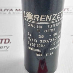 Lorenzetti K100 Eletrolitico De Partida/ Electrolytic Starting Capacitor