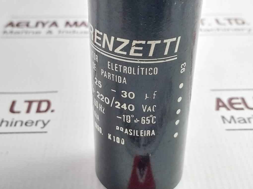 Lorenzetti K100 Eletrolitico De Partida/ Electrolytic Starting Capacitor