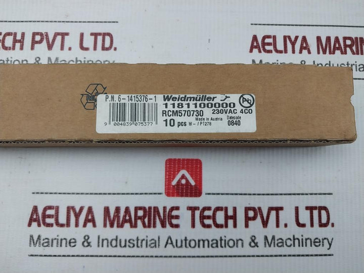 Lot-Of-20x-1181100000-Relay-6a-250vac-By-Weidmuller-10