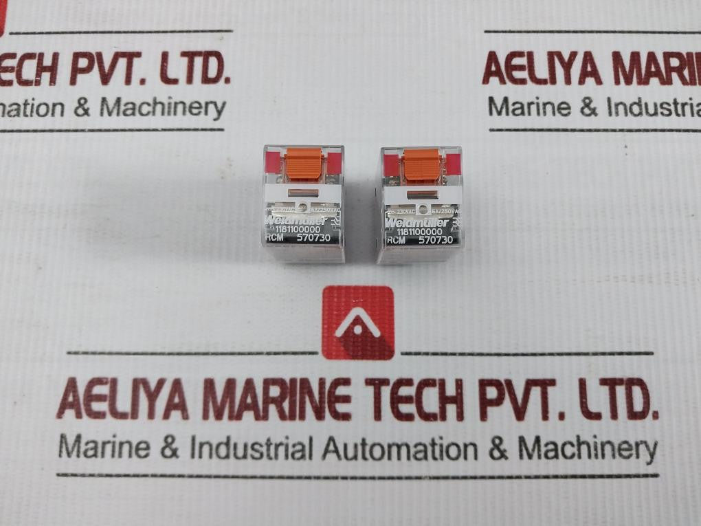 Lot-Of-20x-1181100000-Relay-6a-250vac-By-Weidmuller-13