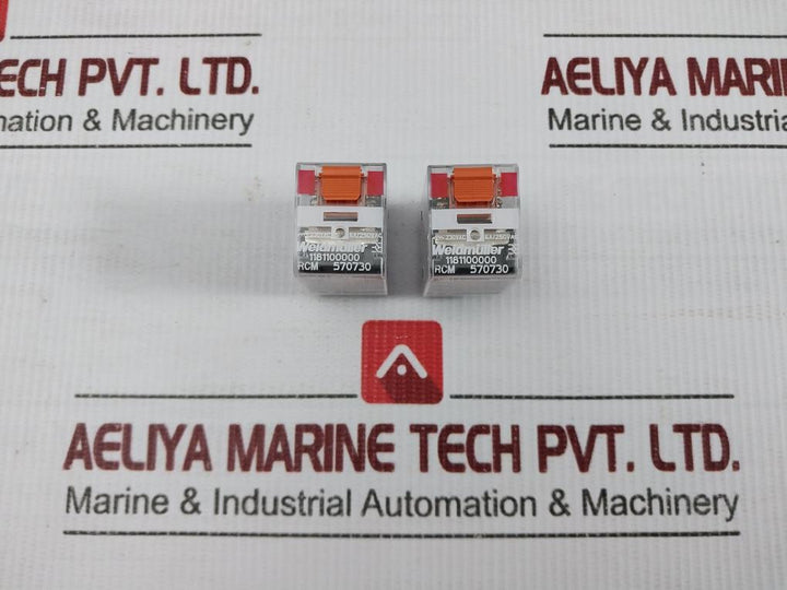 Lot-Of-20x-1181100000-Relay-6a-250vac-By-Weidmuller-13