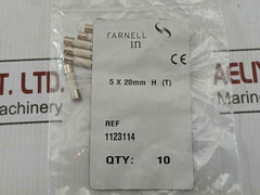 Lot Of 10X 1123114 Cartridge Tube Fuse Farnell
