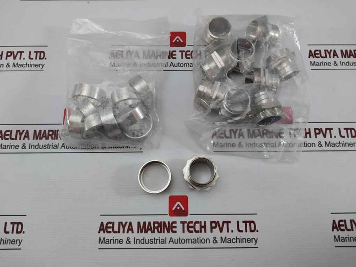 Lot Of 10X 32 Mm Brass Adaptor