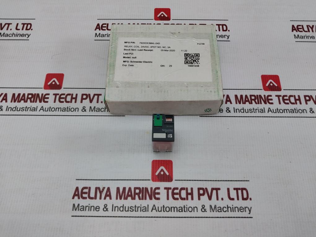 Lot Of 10X 792Xdx3M4L-24D Schneider Electric 24 Vdc Power Relay