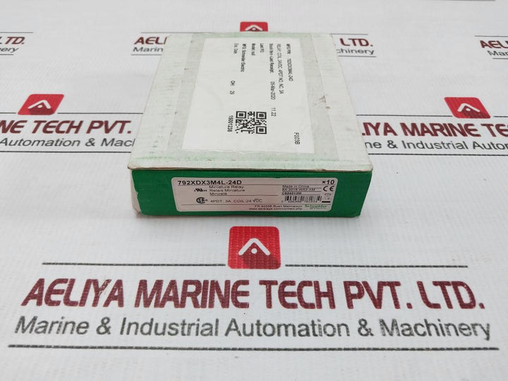 Lot Of 10X 792Xdx3M4L-24D Schneider Electric 24 Vdc Power Relay