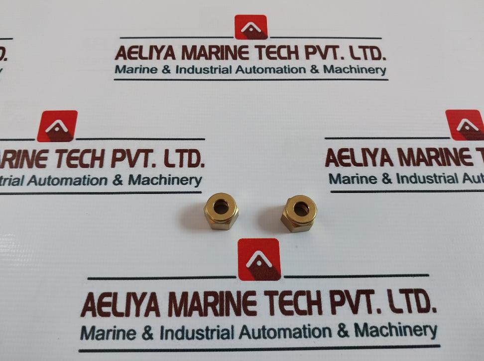 Lot of 10X Agilent Technologies 5180-4105 Brass Nut 1/4"