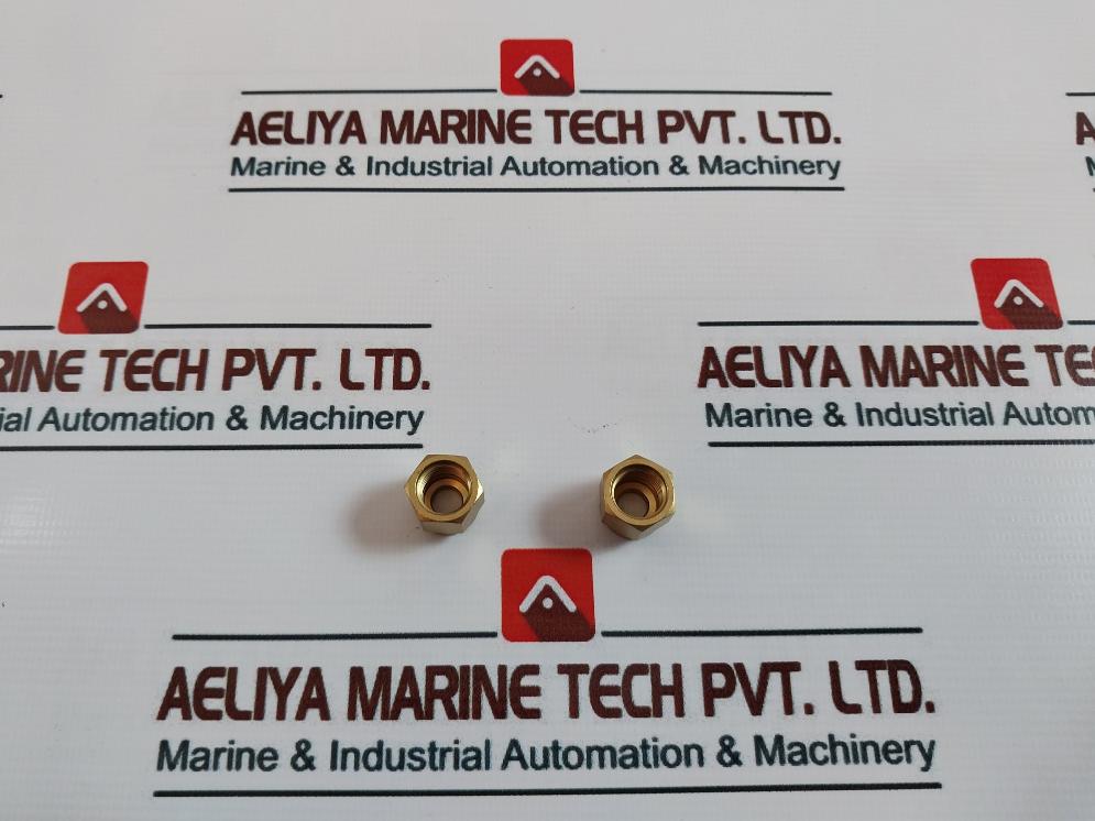 Lot of 10X Agilent Technologies 5180-4105 Brass Nut 1/4"