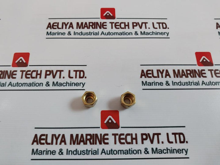 Lot of 10X Agilent Technologies 5180-4105 Brass Nut 1/4