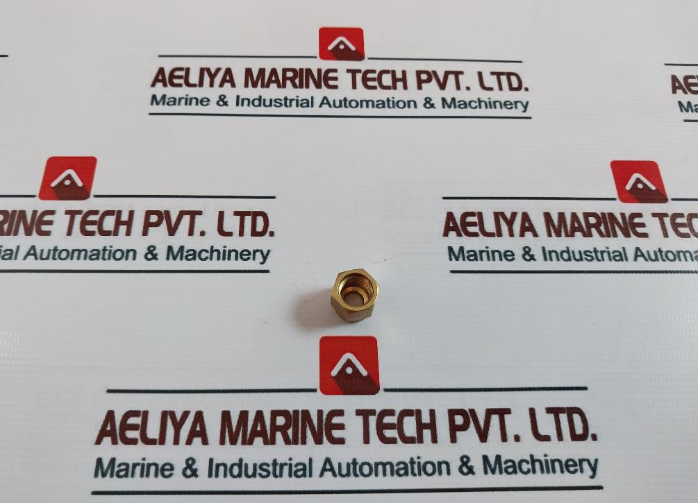 Lot of 10X Agilent Technologies 5180-4105 Brass Nut 1/4"