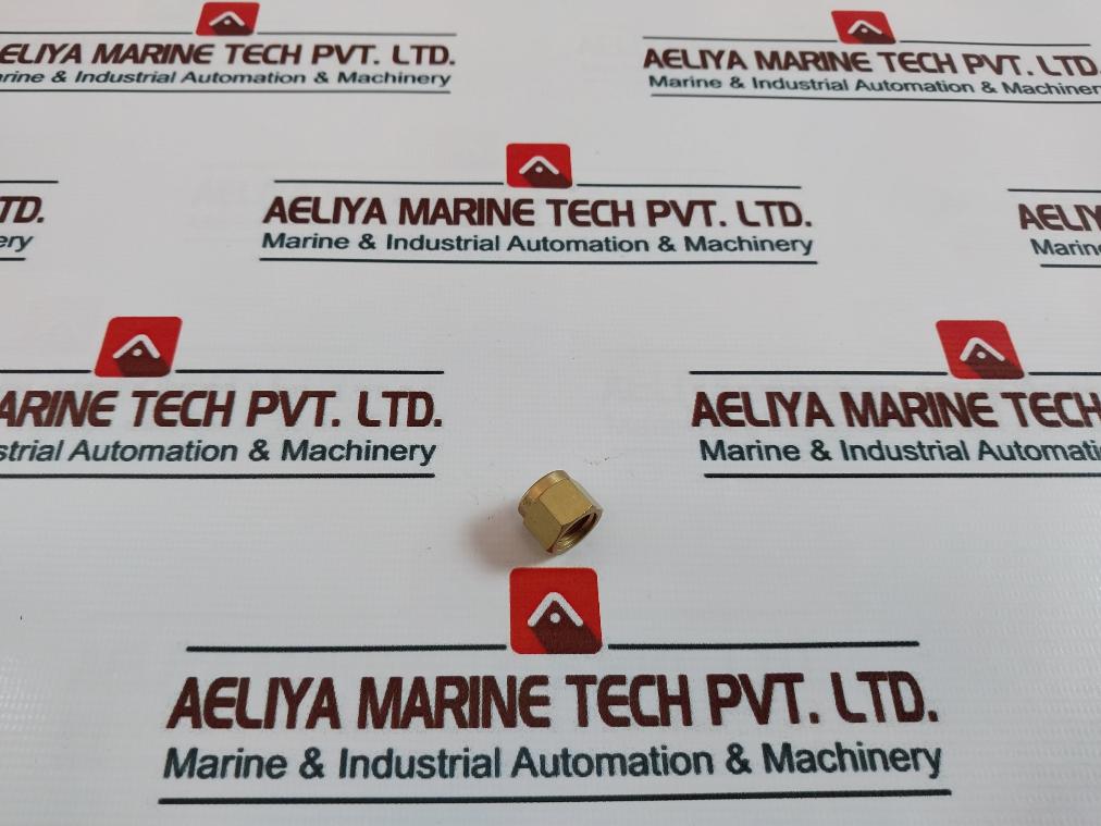 Lot Of 10X Agilent Technologies 5180-4105 Brass Nut 1/4