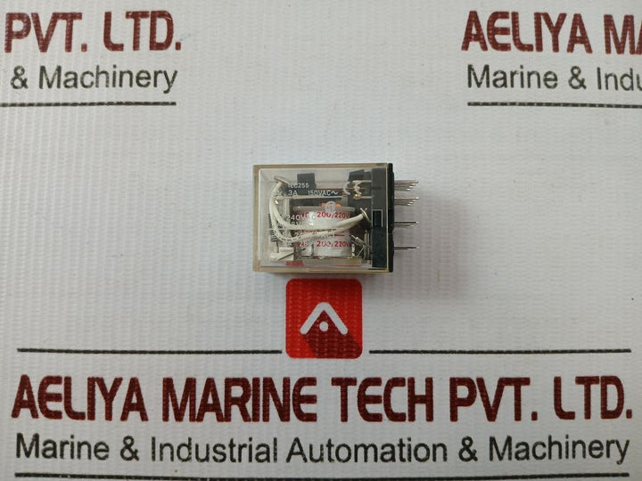 Lot Of 10X Aux Relay My4N Omron 200/220Vac
