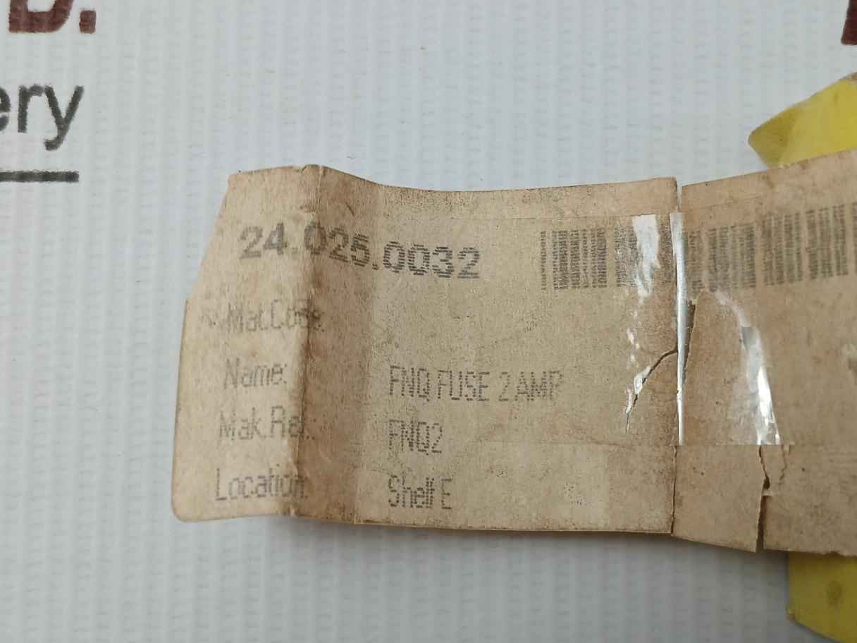 Lot Of 10X Bussmann Fnq-2 Time-delay Fuse 500V