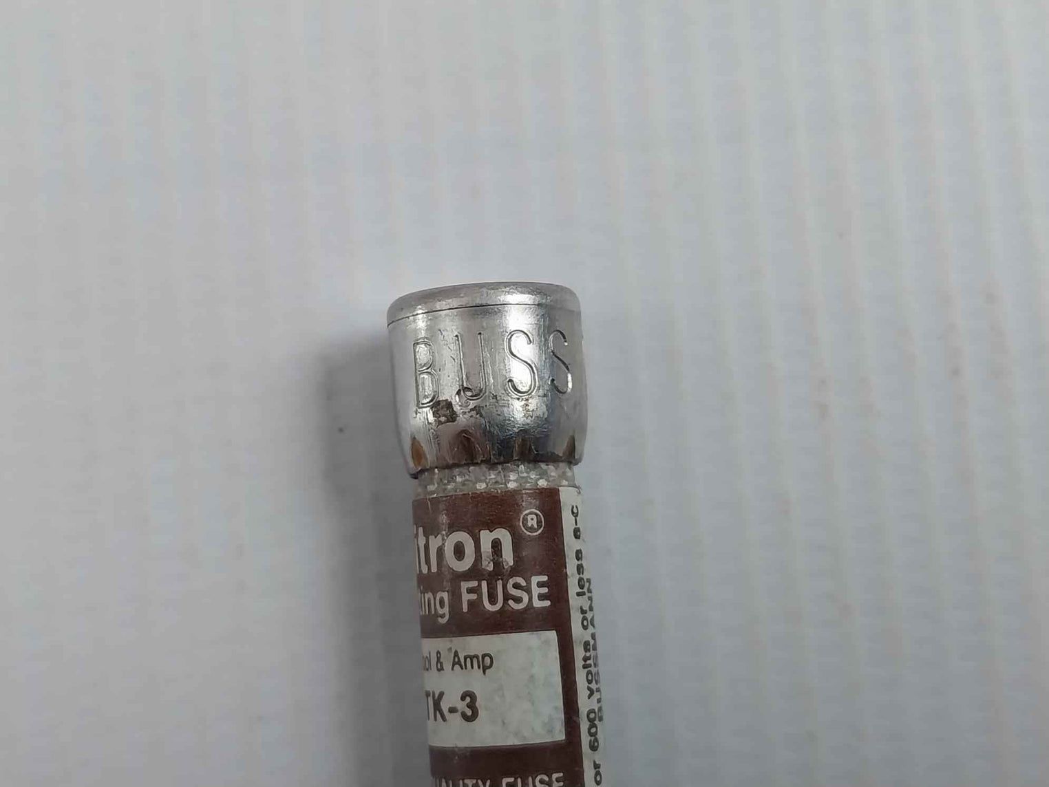 Lot Of 10X Bussmann Ktk-3 Fast-acting Fuse 3A/600V