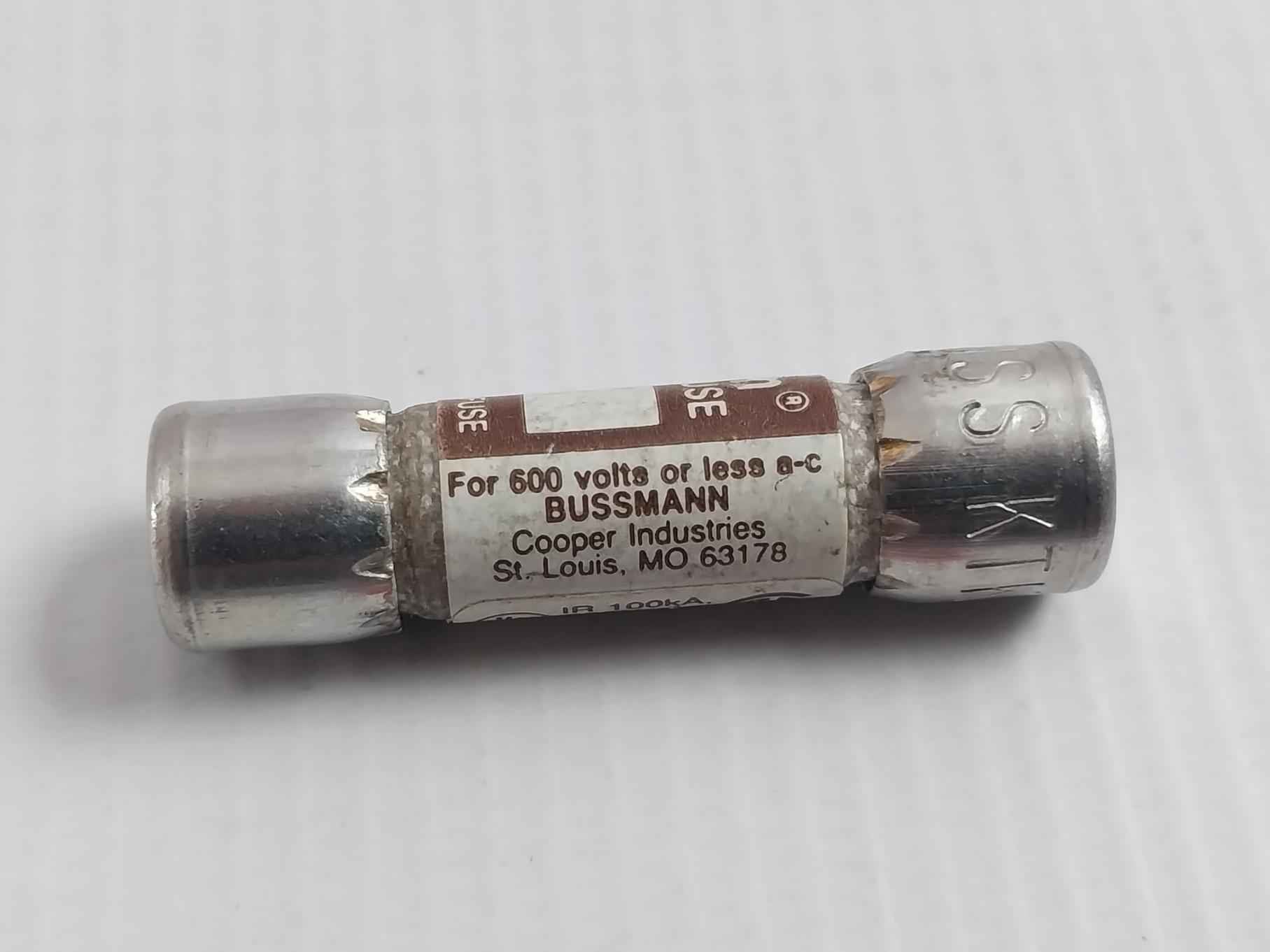 Lot Of 10X Bussmann Ktk-3 Fast-acting Fuse 3A/600V