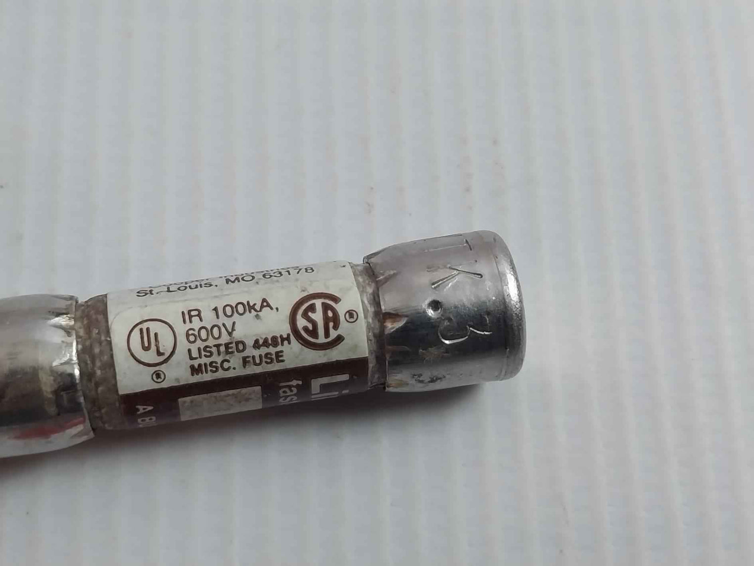 Lot Of 10X Bussmann Ktk-3 Fast-acting Fuse 3A/600V
