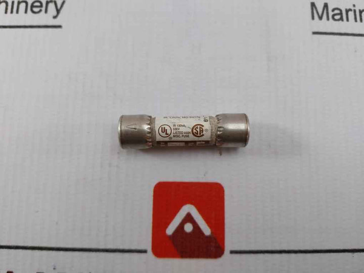 Lot Of 10X Bussmann Ktk-3 Fast Acting Fuse For 600 Volts Ir 100Ka 3A/600V