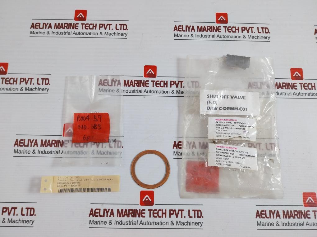 Lot Of 10X C-drmh-c01 Gasket For Shut-off V/V (Atm.Steam)