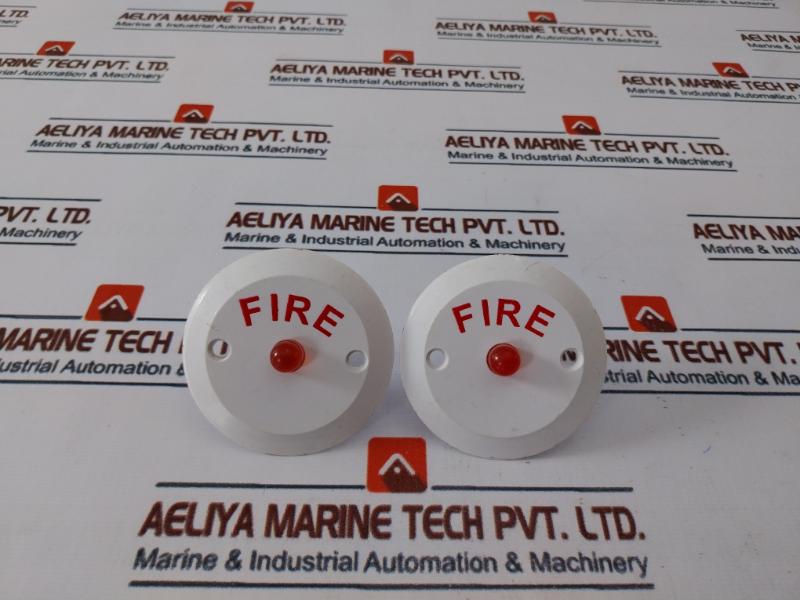 Lot Of 10X C Systems Cs9902 Fire Alarm Response Indicator Round Plastic