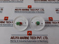 Lot of 10X C Systems CS9902 Fire Alarm Response indicator round plastic